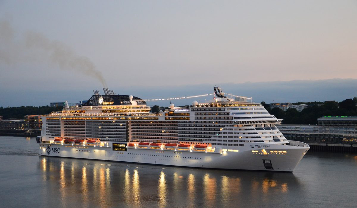 Luxury cruise ship